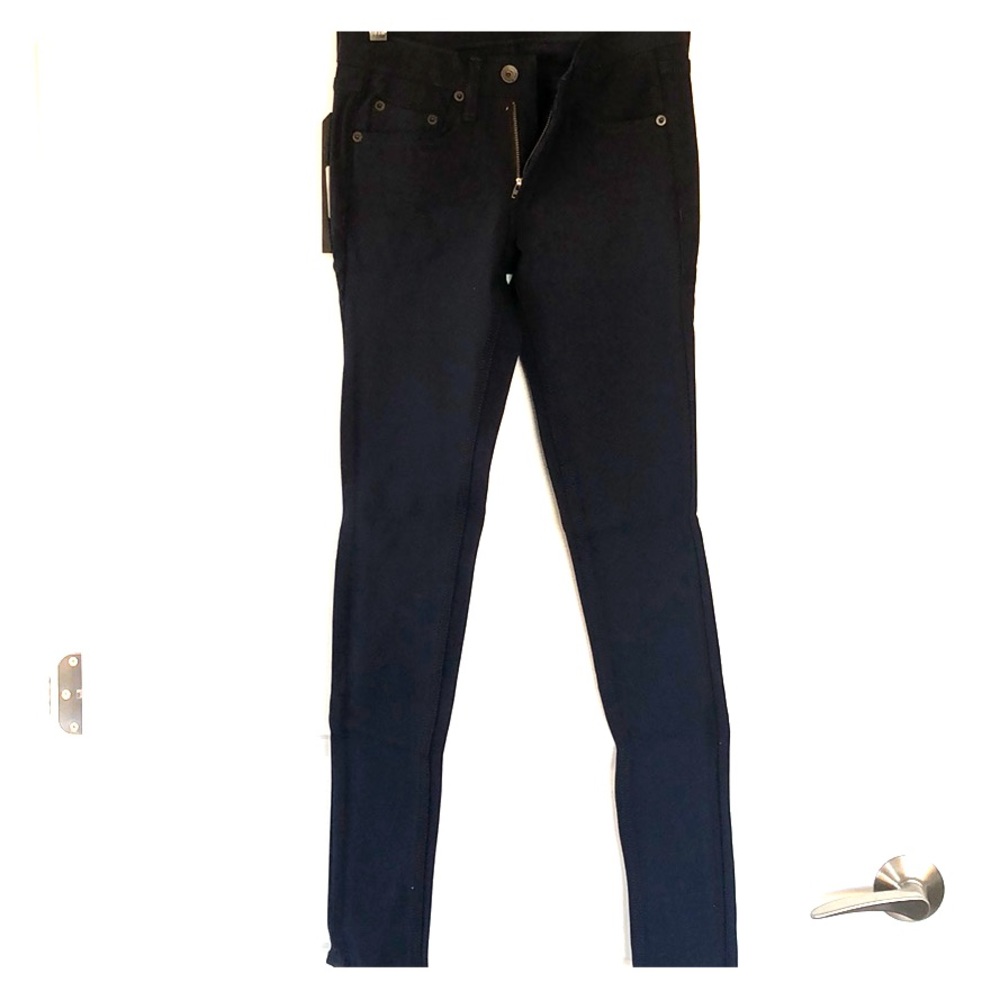 NWT Navy Rag & Bone Skinny Equestrian Pant Size 24